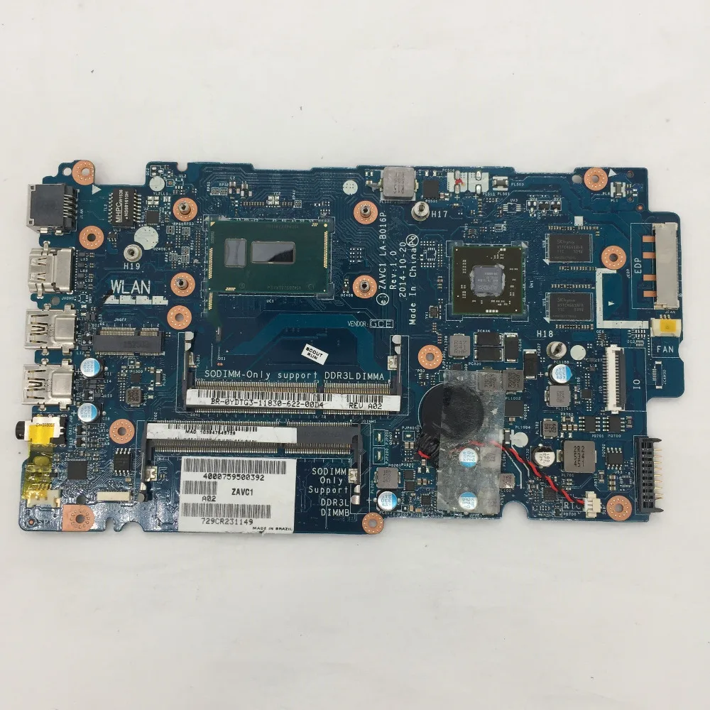 High quality for 5448 5548 ZAVC1 LA-B016P BR-0YDTG3 0YDTG3 laptop motherboard pavilion SR23W i7-5500U CPU DDR3L 100% Tested ok | Компьютеры