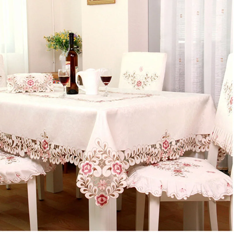 Обеденный стол ткань вышитые выдалбливают покрытие стола квадратный
