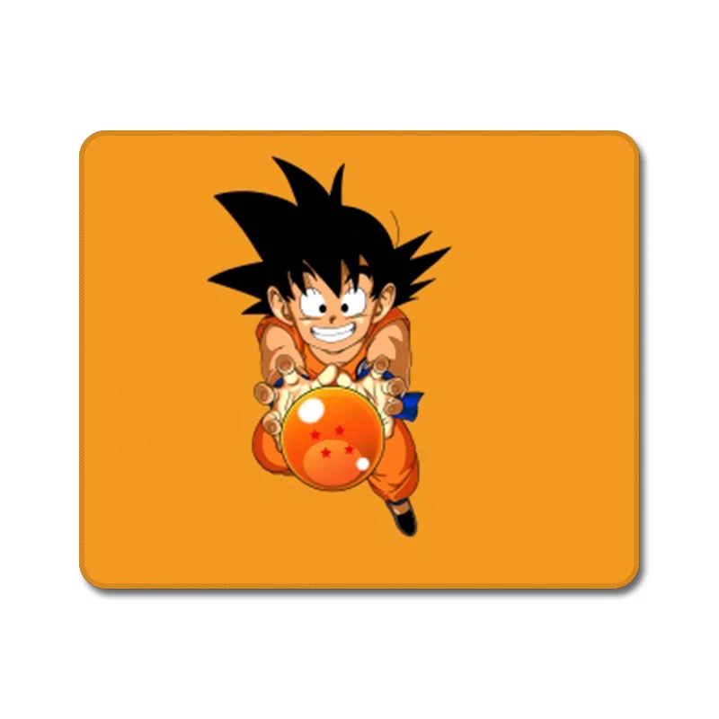 Dragon Ball Аниме Гоку мультфильм Натуральная Резина Настольный коврик для мыши для ноутбука компьютерный корпус коврик для мыши коврик - Цвет: Черный