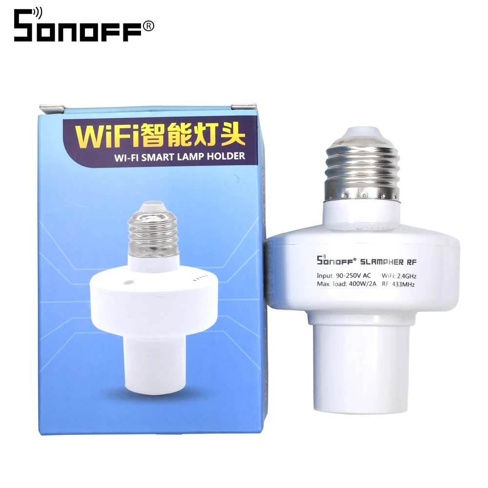 Беспроводной дистанционный держатель светильник Itead Sonoff Slampher RF E27 с Wi Fi