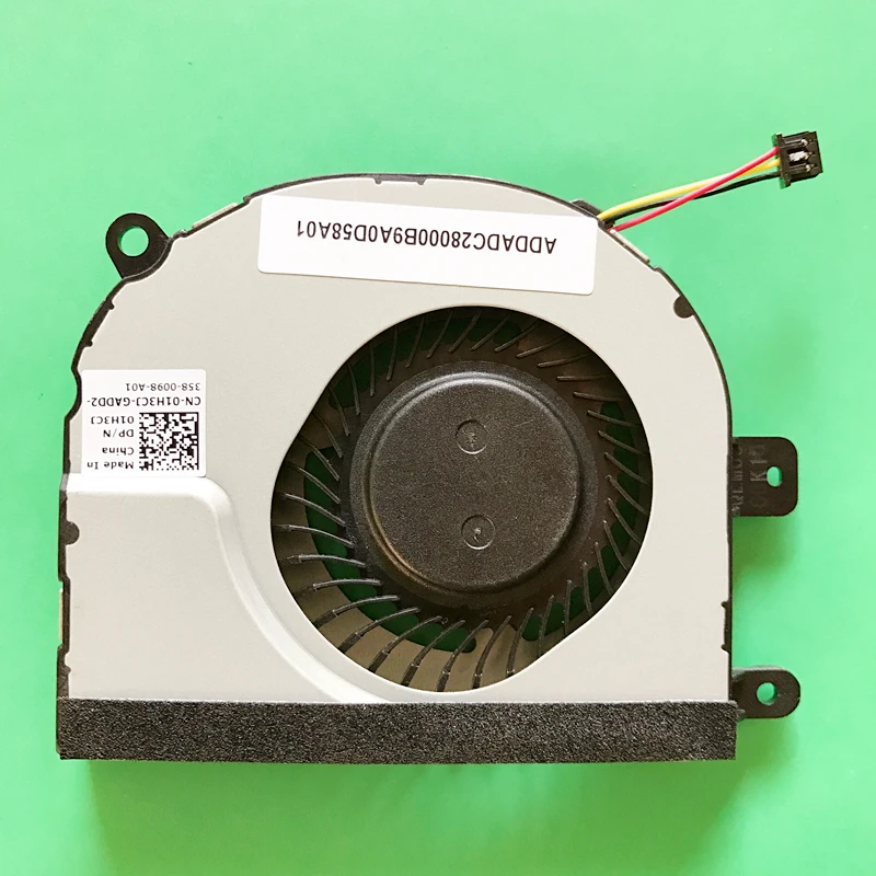 Новый ноутбук процессор GPU охлаждающий вентилятор кулер радиатор для Dell XPS DC28000B9S0