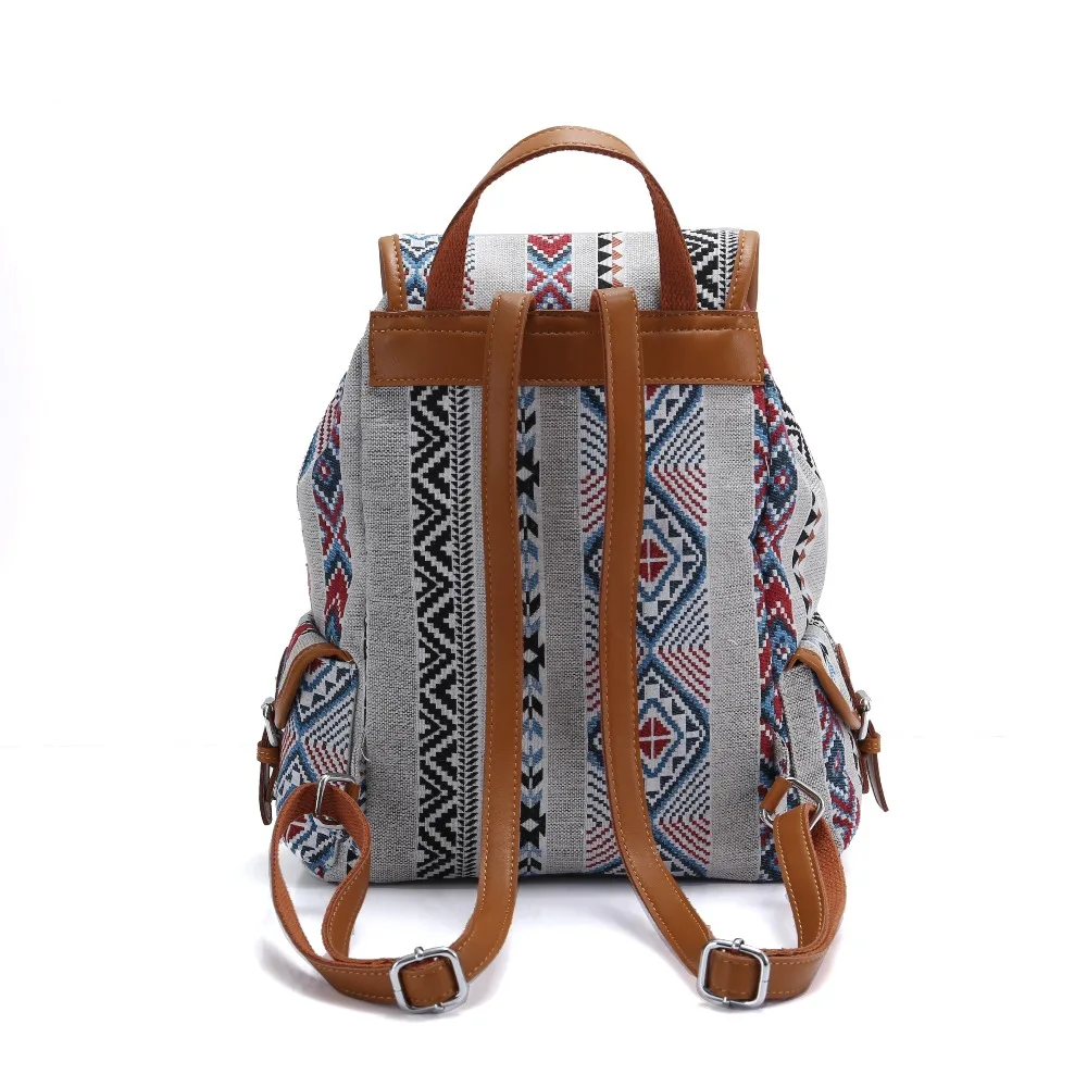 BOHO Gypsy рюкзак женский богемный mochila de mujer рюкзак для путешествий этнический хиппи Мумия сумка для подгузников школьная сумка для девочек