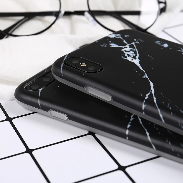 Kisstop чехол для iPhone X XS XR гранитный скраб мраморный камень изображение окрашенные