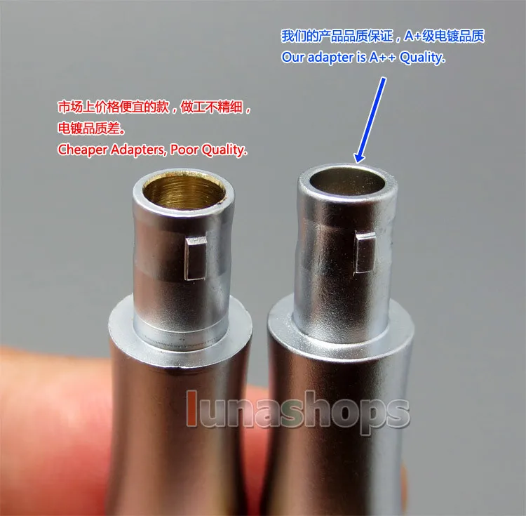 Кабель для наушников LN004010 100 шт./лот штырьки Sennheiser HD800 HD820s HD800s|earphone headphone male|adapter for
