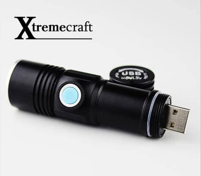 Xtremecraft 3000LM мини USB Перезаряжаемый фонарик портативный новейший яркий уникальный