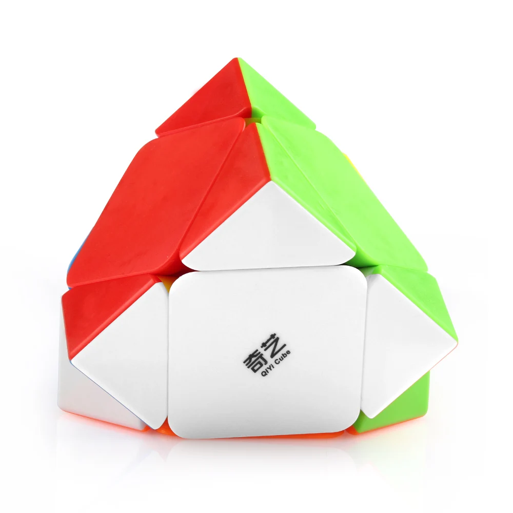 D-FantiX Qiyi Qicheng Skew скоростной кубик без наклеек волшебный куб пазл игрушки для детей(версия QiCheng