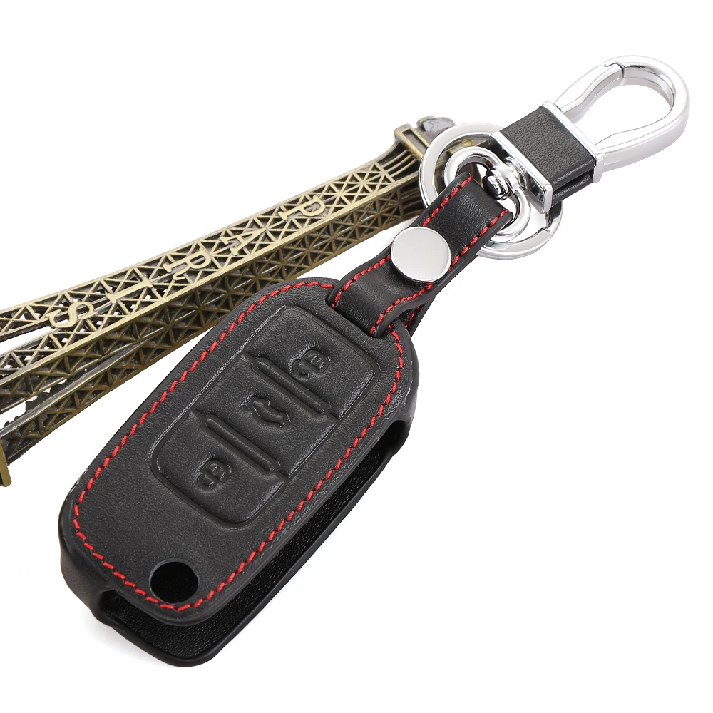 Автомобильный кожаный чехол для ключей Volkswagen VW polo b5 b6 golf 4 5 6 jetta mk6 tiguan Beyond that Beetle