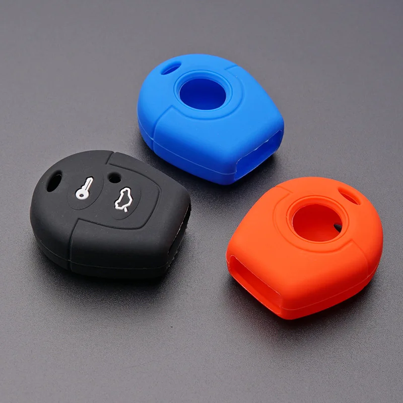 Силиконовый чехол для ключа Polo Golf Passat Bora Jetta SKODA FABIA OCTAVIA SEAT Ibiza Altea 2 кнопки