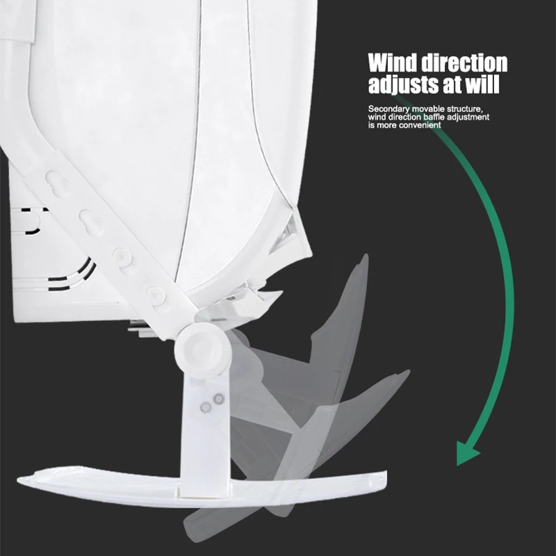 Ветровой дефлектор кондиционера ветрозащитный непористый пластиковый крючок