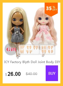 Blyth Joint мужской тела 1/6 кукла без наглазника короткие кудрявые волосы с челкой ледяной подходит для DIY