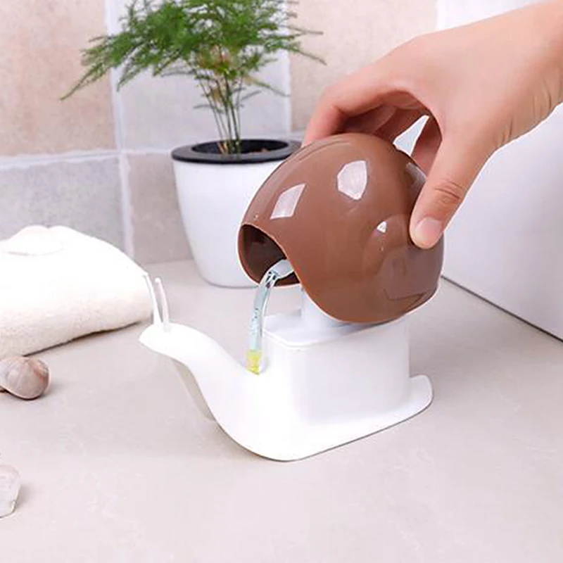 Насос пресс-бутылка в форме улитки Коробка для мыла мультяшный контейнер рук