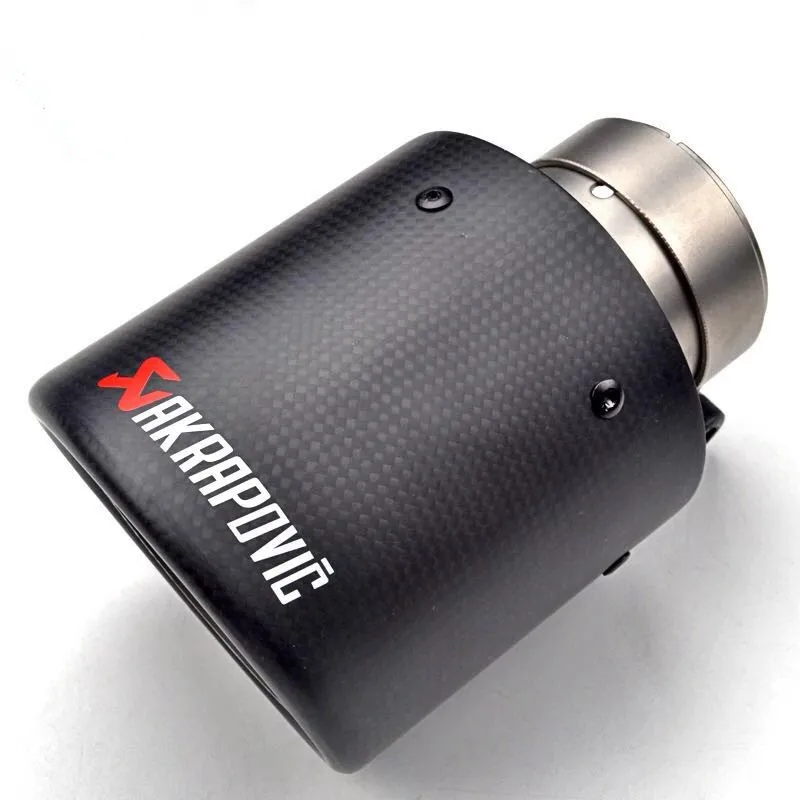 1 шт. на входе (54 мм) выходе (89 Akrapovic углеродный наконечник выхлопной