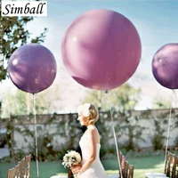 5pcslot 36 inch 90cm jumbo latex balloons inflatable wedding decoration super large giant round birthday party balloon supplies