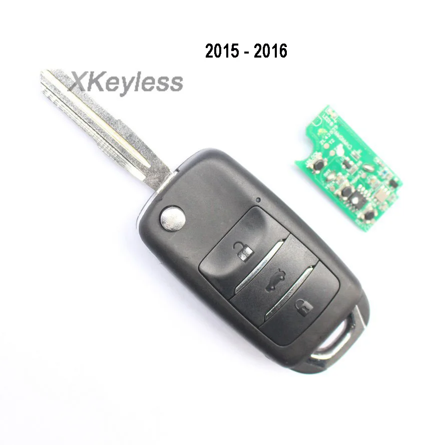 Для Changan CS35 fob флип-пульт дистанционного управления клавишами 433 МГц