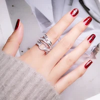 miara l belt buckle index finger ring female students fashion people simple personality creative mouth joker