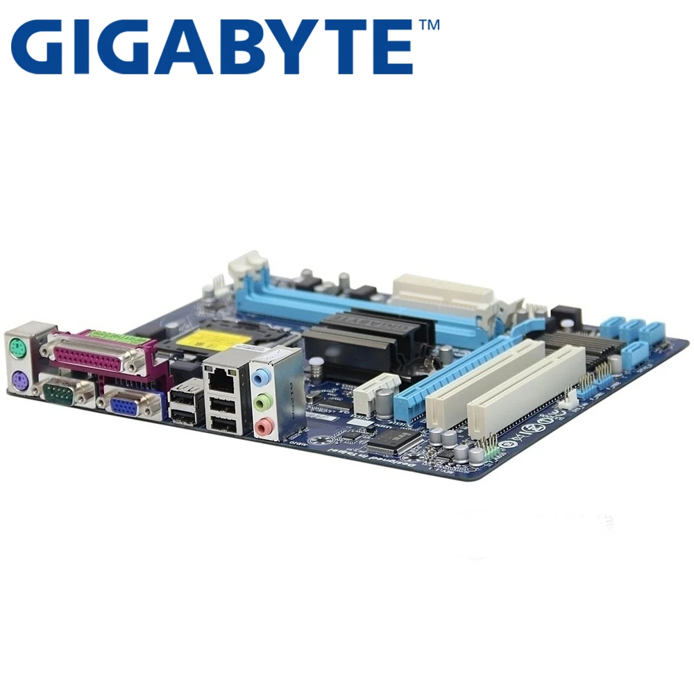 Десктопная Материнская плата GIGABYTE G41 Socket LGA 775 для Core 2 DDR3 8G Micro ATX оригинальная