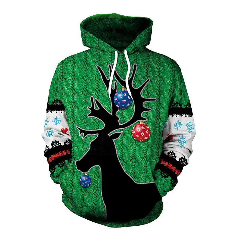 Уродливый Рождественский свитер унисекс для мужчин и женщин, пуловер Санта-эльфа для отдыха, забавные женские и мужские свитера, топы, осенне-зимняя одежда - Цвет: YH03193
