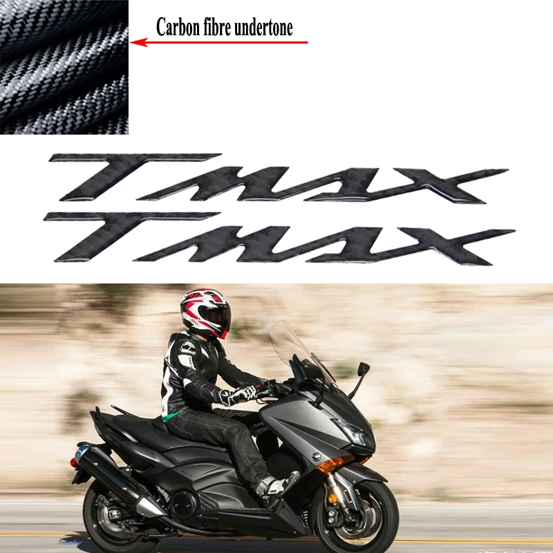 1 пара мотоциклетных 3D наклеек Mark T Max наклейки из углеродного волокна и