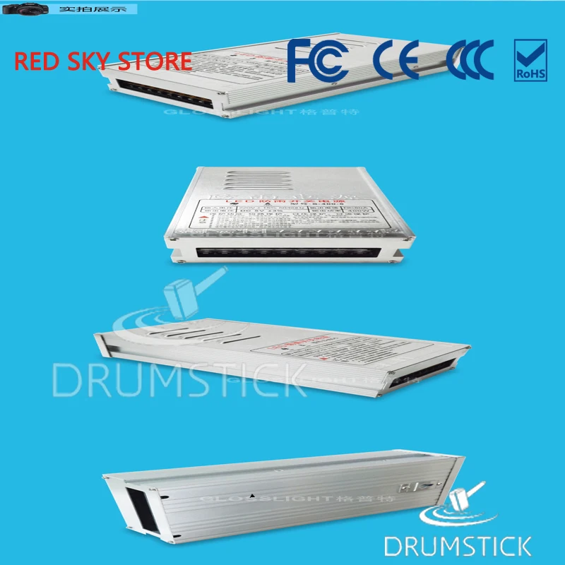 

LED 5V 80A 400W rain switch power take the word screen exposed lamp light punching power