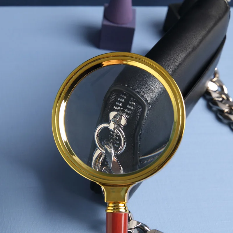 Новая популярная сумка через плечо из натуральной кожи с толстой цепочкой Высококачественная Сумочка