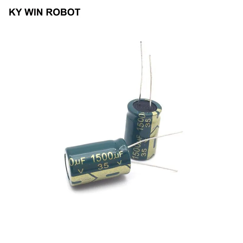 

5 pcs Aluminum electrolytic capacitor 1500 uF 35 V 13 * 21 mm frekuensi tinggi Radial Electrolytic kapasitor