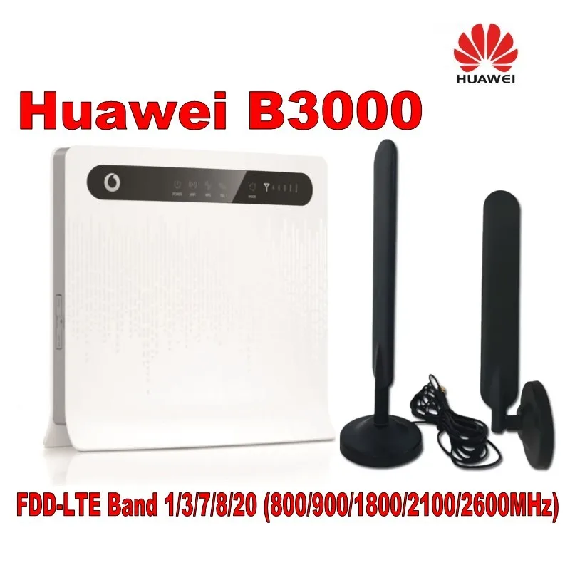 

Huawei Vodafone B3000 (Huawei)+ 2 шт. 4g антенна с магнитом