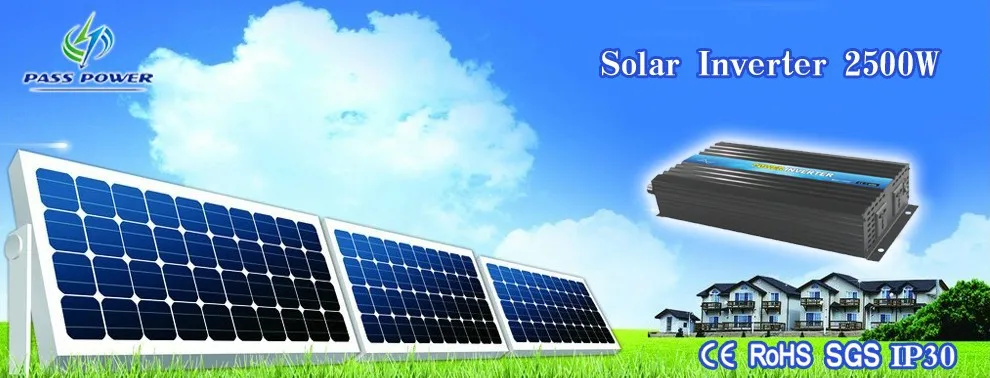 High performance dc to ac inverter,2500w solar inverters, CE&RoHS&GMC Approved one year warranty High performance dc to ac inverter,2500w solar inverters, CE&RoHS&GMC Approved one year warranty