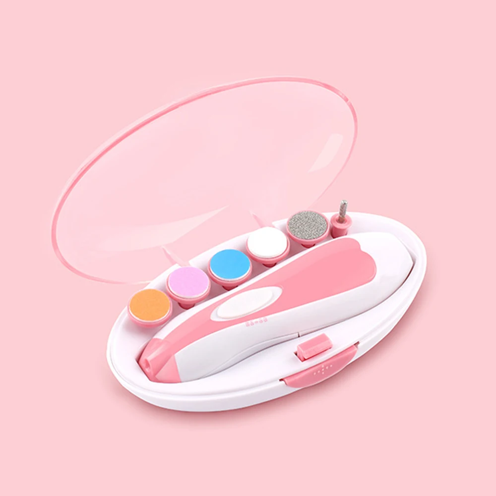 6 бит электрическая безопасная машинка для стрижки ногтей резак триммера