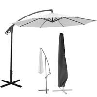 waterproof polyester outdoor banana umbrella cover garden weatherproof patio cantilever parasol rain cover accessories black