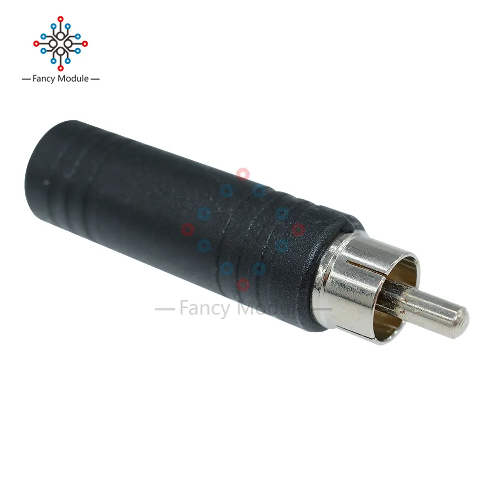 2 шт. лидер продаж штекер RCA на 1/4 6 35 мм гнездо аудиоадаптер разъем CF|plug adapter connector|plug