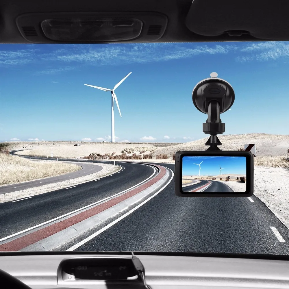 Автомобильный видеорегистратор Novatek 3 0 дюйма FHD 1080P угол обзора 170