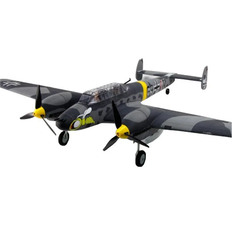 Dynam Messerschmitt BF-110 V2 1500 мм размах крыльев EPO истребитель Warbird RC самолет PNP DY8963