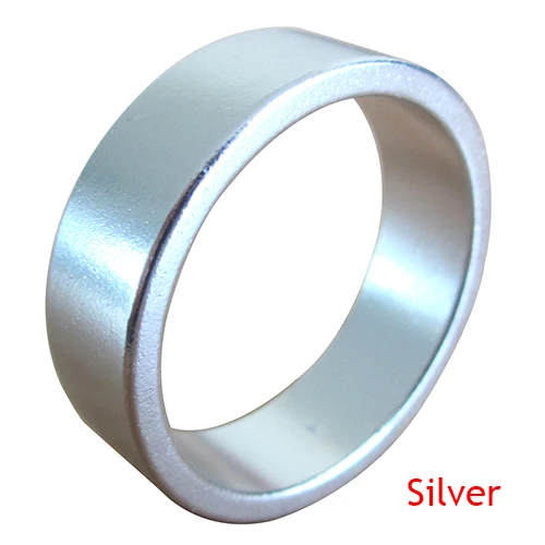 Silver 4 шт./лот, 10 мм, 1-1/8 дюйма, алюминиевый сплав, велосипедная гарнитура, распорка, MTB, 28,6 мм, Велосипедная вилка, Омыватель, велосипедные части для шоссейных велосипедов - Цвет: Silver