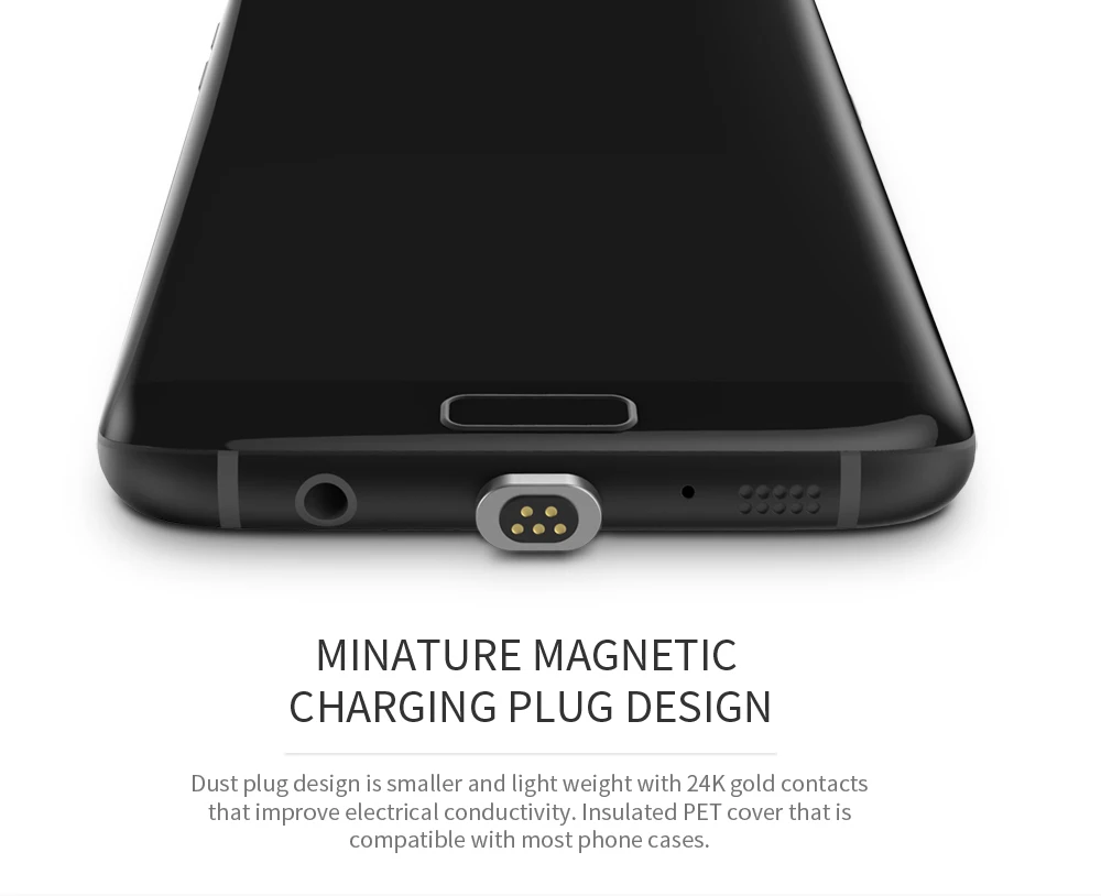 WSKEN Mini 2 Магнитный зарядный Micro USB кабель usb type C Магнитный кабель для iPhone QC 2,0 быстрое зарядное устройство USB C кабель провод USB-C