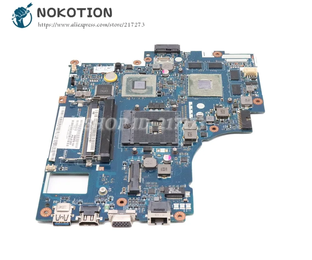 Материнская плата NOKOTION для ноутбука Acer aspire 4830 4830T 4830TG MBRGM02001 MBRGL02001 P4LJ0 LA-7231P HM65 DDR3
