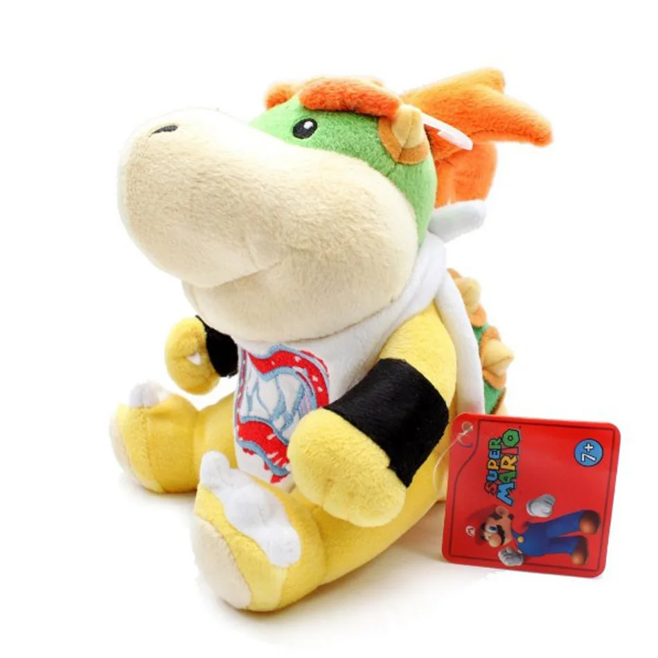 Супер Марио коопа Баузер дракон плюшевые куклы Brothers Bowser JR Мягкие плюшевые игрушки 18 см