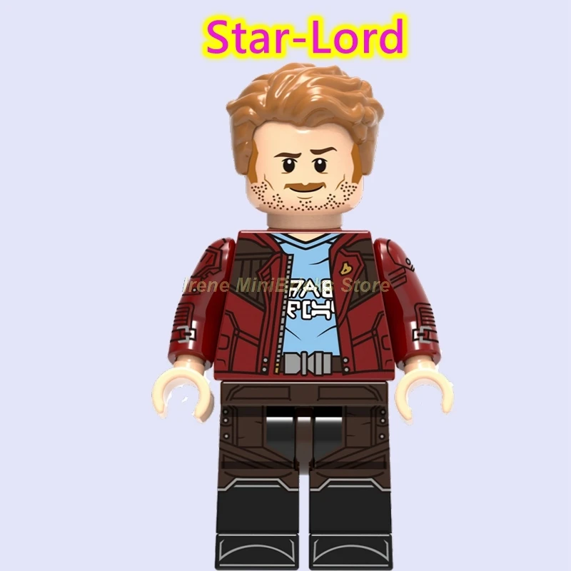 Стражи Галактики Marvel Супер Герои Yondu Star-Lord строительные блоки игрушки Фигурки Мстителей эндшпиль танос Мстители фильм - Цвет: Star-Lord