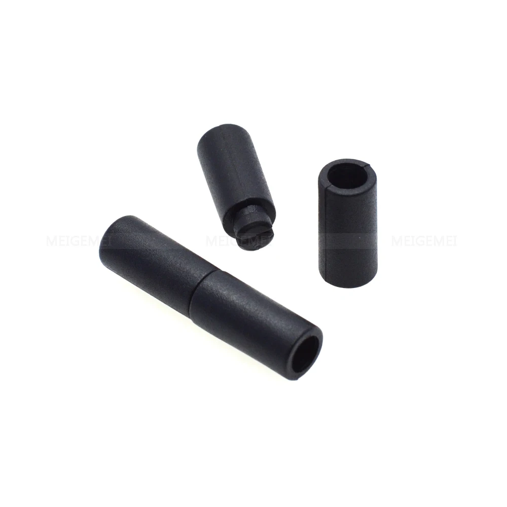 

10pcs/pack Plastic Lanyard Safety Breakaway Pop Barrel Connectors Cord Lock Plastic Buckle For Ribbon Lanyards Black