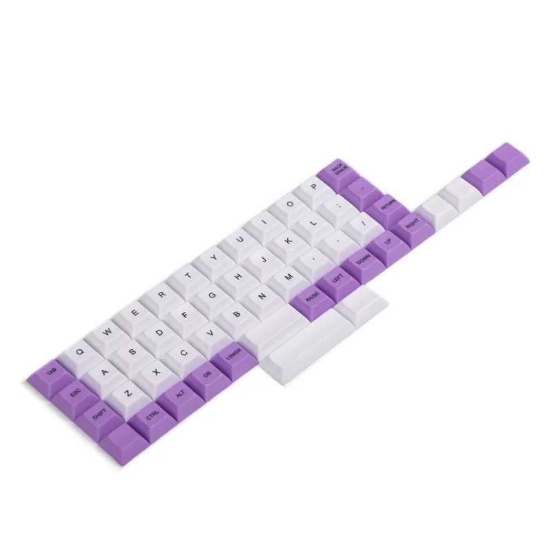 Color 2 YMDK Dye Sub 1,4 мм PBT DSA Keycap для MX переключатели клавиатуры планка AMJ40 Niu40 - Цвет: Color 2