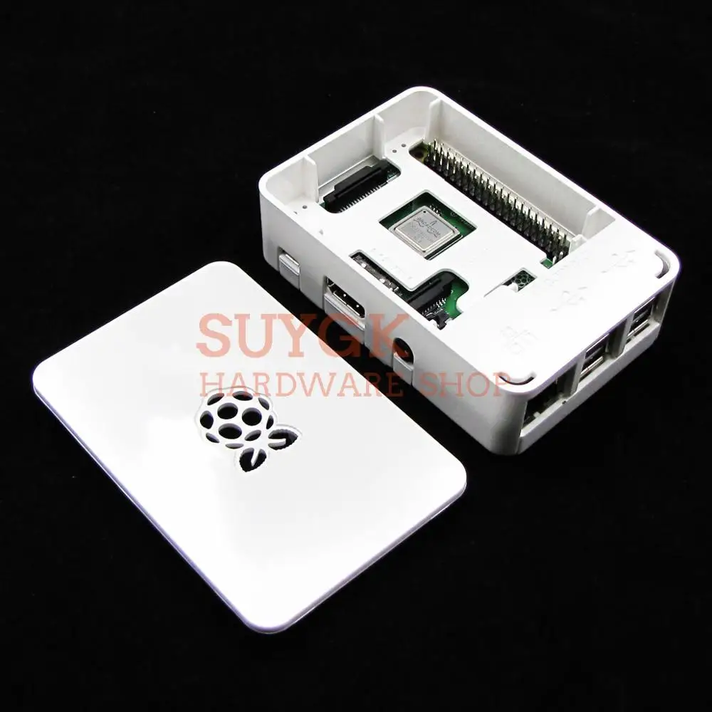 Белый Официальный чехол для Raspberry Pi 3 Model B+ плюс ABS пластиковый чехол Корпус Корпуса для PI3