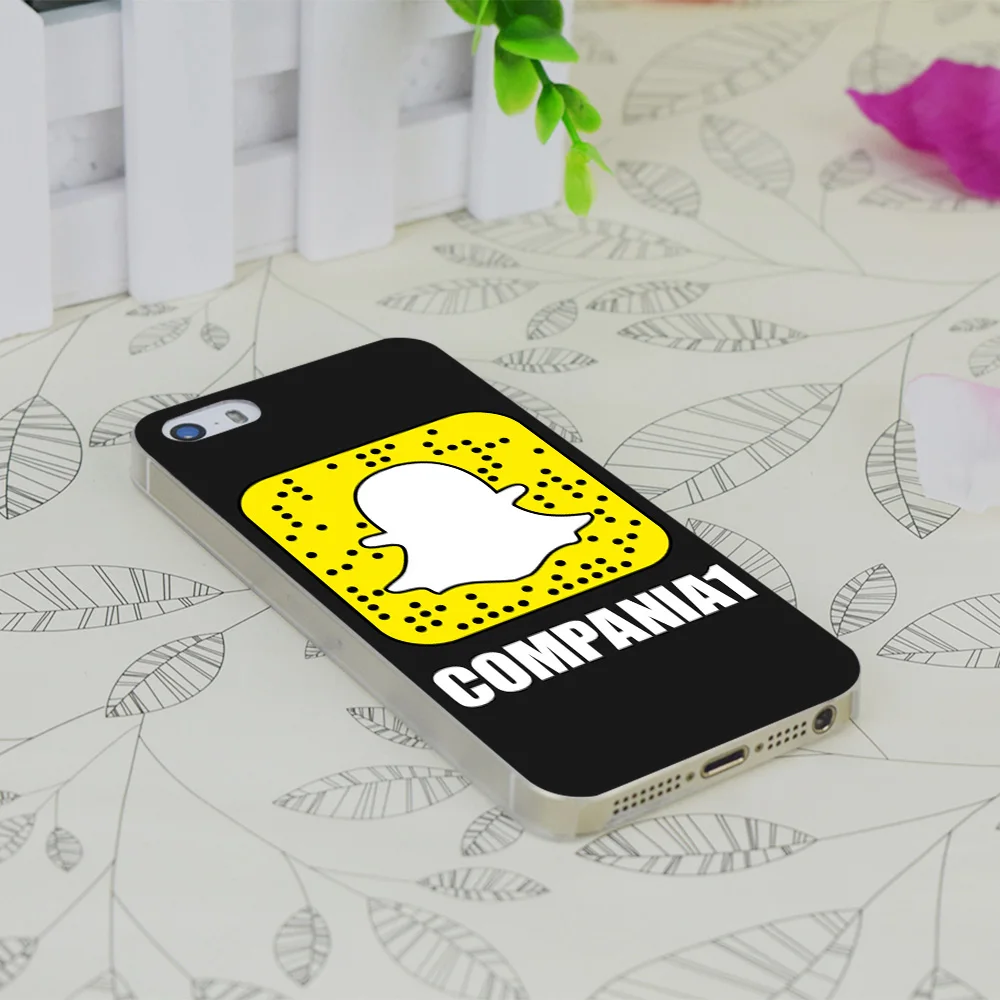 Прозрачный Жесткий Тонкий чехол Terrence Freeman Snapchat C1792 для Apple IPhone 4 4S 4G 5 5G 5S SE 5C 6 6S Plus |