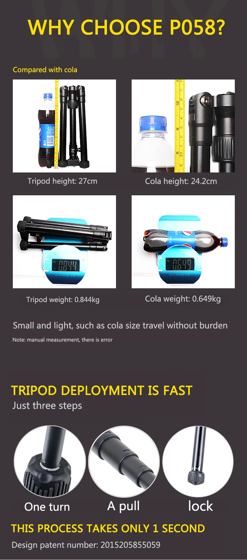 Kinjoy P058 мини штатив Гибкая камера для телефона штатив Gorillapod Para Movil алюминиевый триножник стенд мобильного телефона штатив-Трипод или палка для селфи