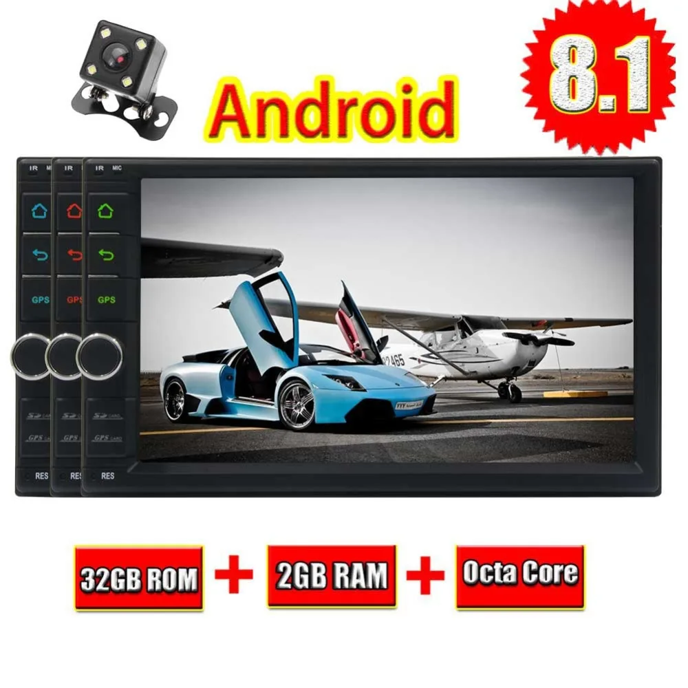 32 ГБ с навигацией Wi-Fi Android Auto резервное копирование Камера USB SD AUX 7 дюймов