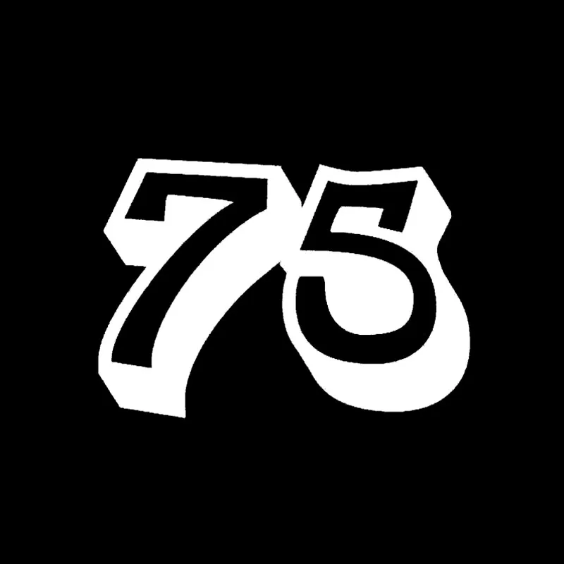 YJZT 15 см * 10 5 индивидуальный номер 75 виниловая Высококачественная Автомобильная