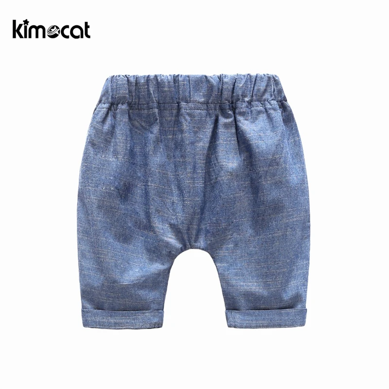 Kimocat комплект для мальчиков 2 шт. рубашка + джинсы новый костюм летняя одежда
