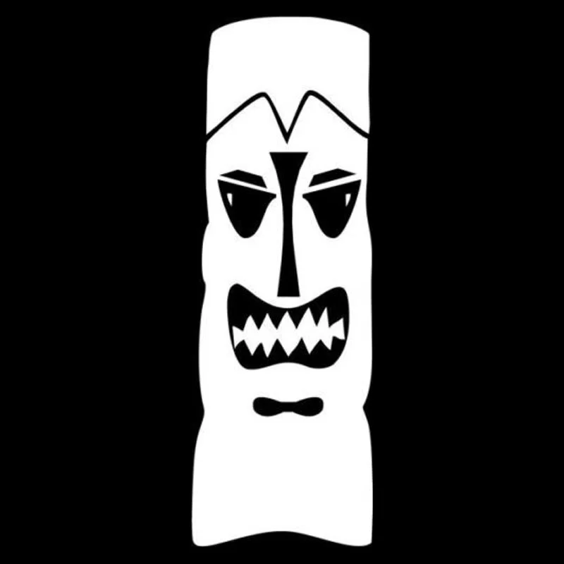 4 8 см * 14 2 Tiki Tolteca Hawaii мультфильм наклейка для автомобиля аксессуары наклейки