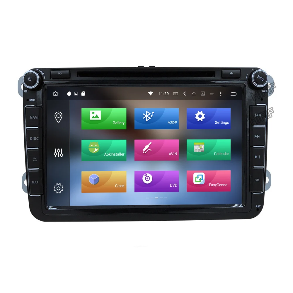 IPS DSP Android 10 2 din мультимедийный плеер для VW passat CC 3C b5 b6 golf 5 6 polo tiguan Turan Seat Altea Toledo BORA RADIO