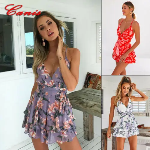 Женский летний короткий коктейльный Макси сарафан в стиле бохо вечерние пляжные