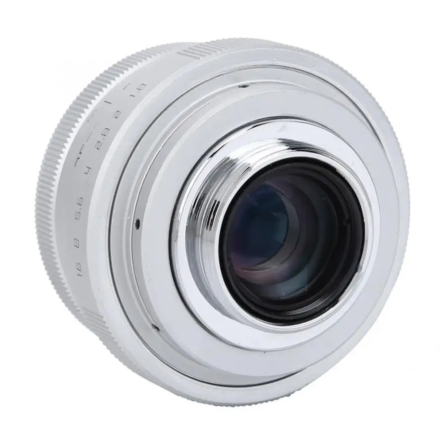 Lente para celular 25 мм F1.8 Мини CCTV C Mount широкоугольный объектив для sony Nikon Canon DSLR lentille для освещения под светильник