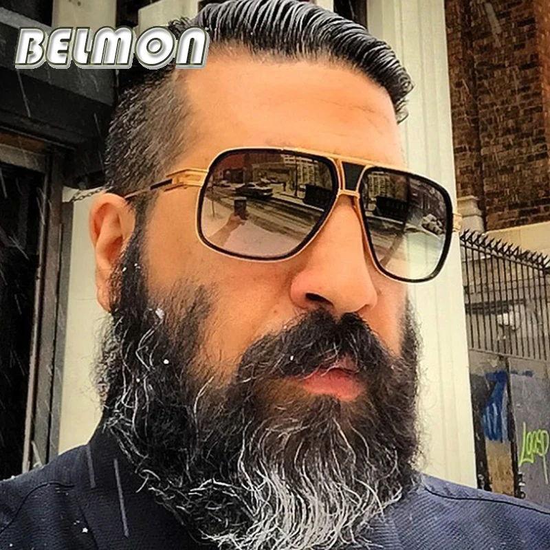 

Fashion Sunglasses Men Women Luxury Brand Designer Oversized Sun Glasses For Male Ladies UV400 Photochromic RS162